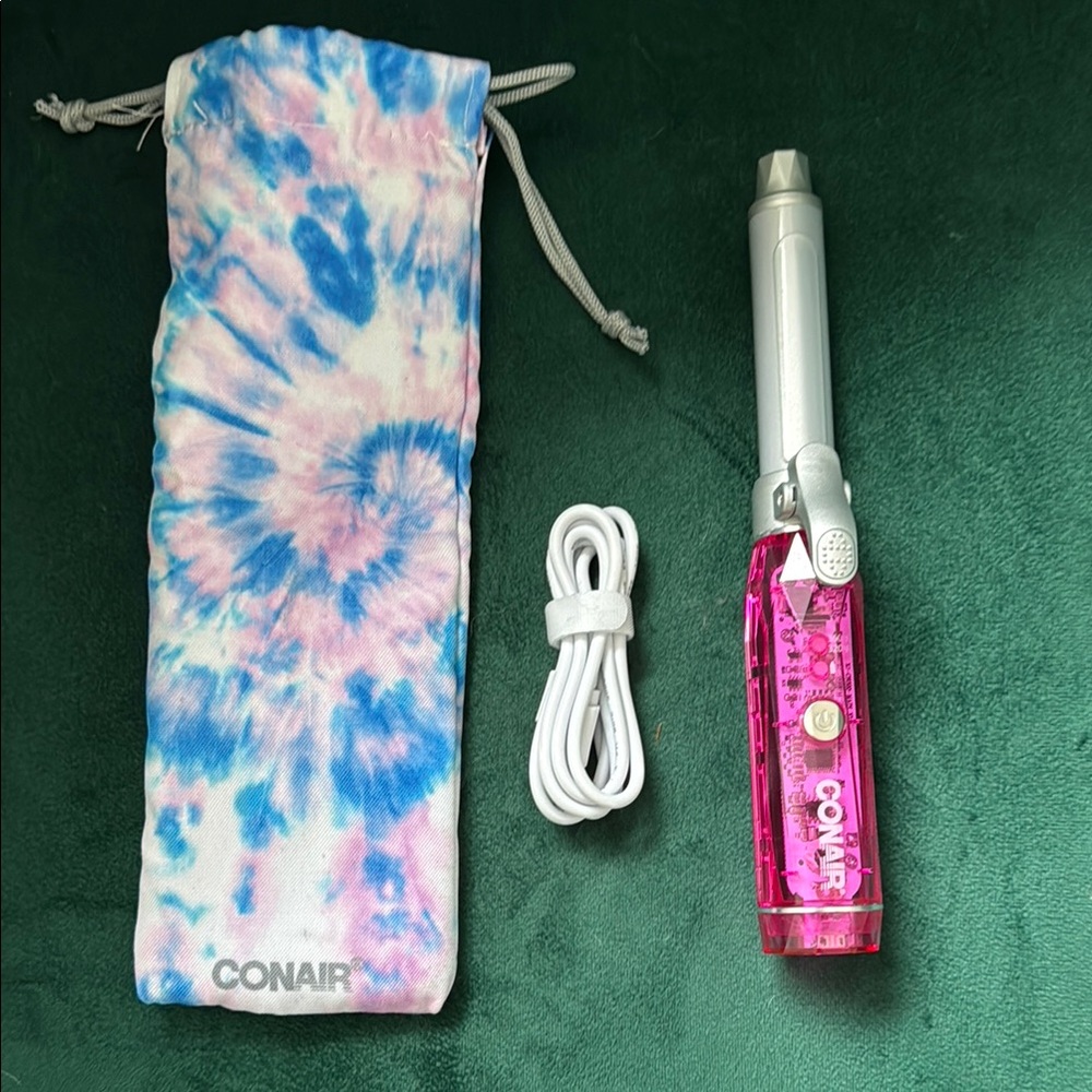Conair Pink Curling Iron mini rechargeable